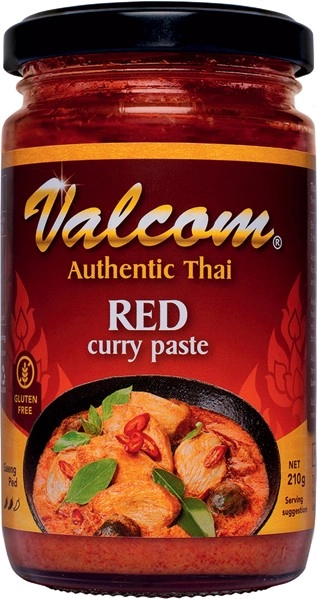 Valcom Authentic Thai Curry Paste 210-230g Selected Varieties