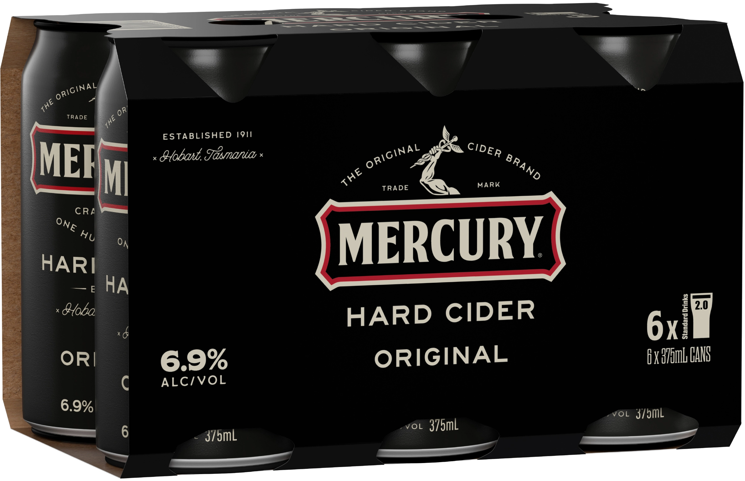 Mercury Hard Cider Cans 6x375ml