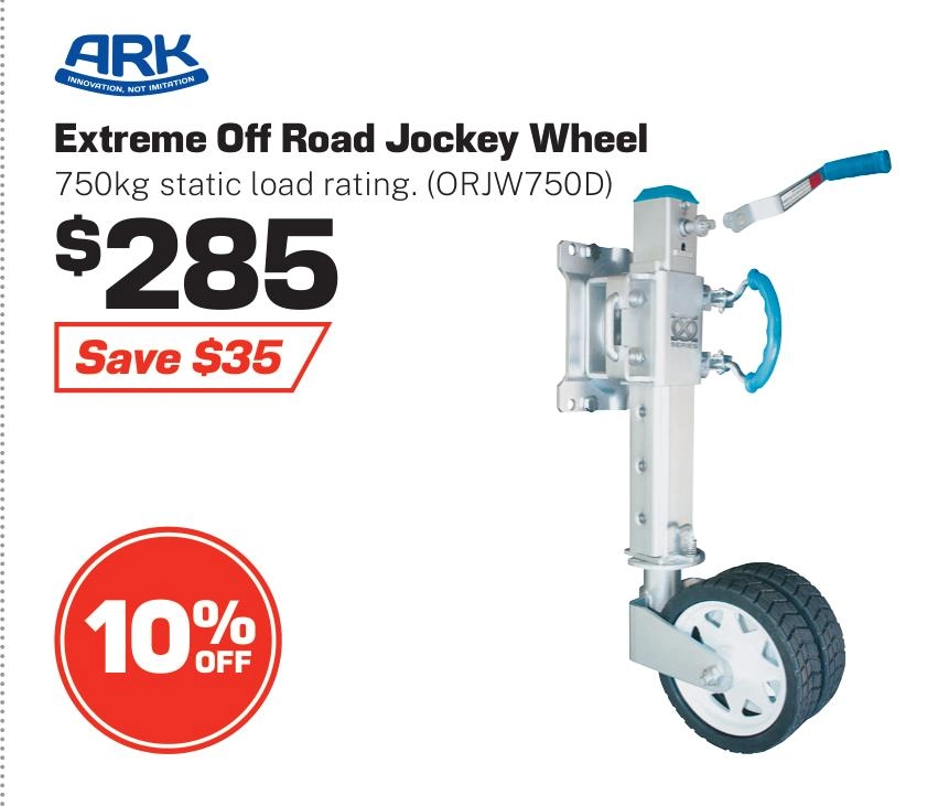 ARK Extreme Off Road Jockey Wheel - ORJW750D