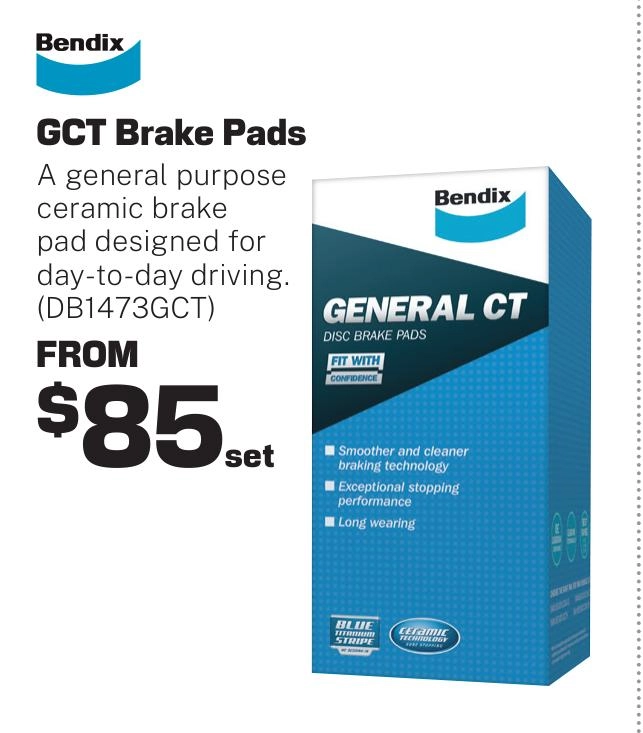 Bendix GCT Brake Pads