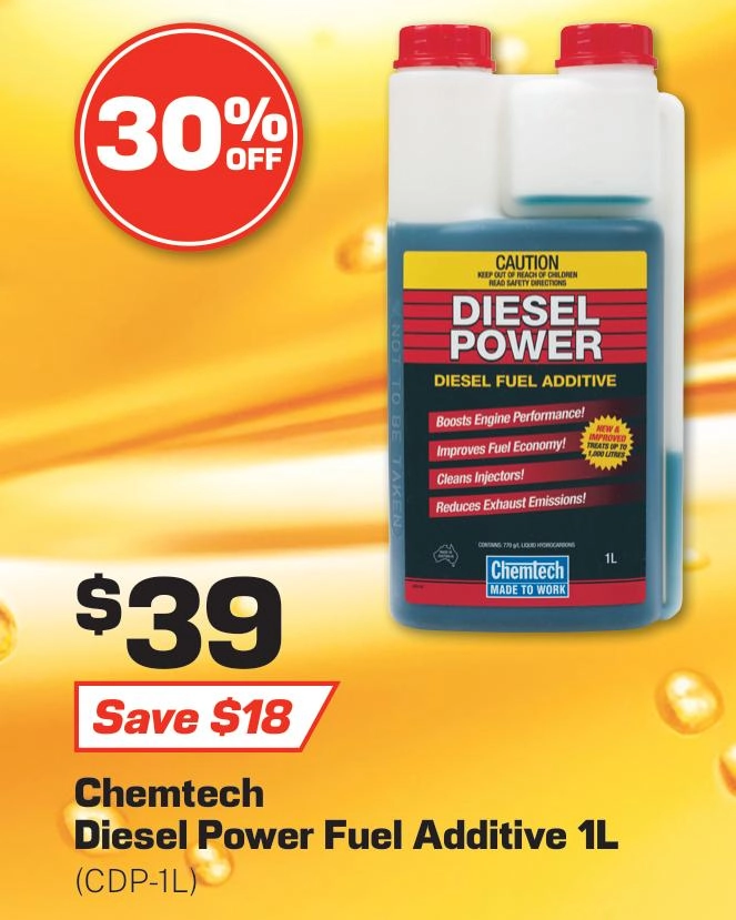 Chemtech Diesel Power Fuel Additive 1L - CDP-1L