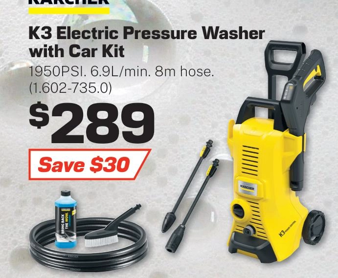 Karcher Pressure Washer K3 1950Psi - 1.602-735.0