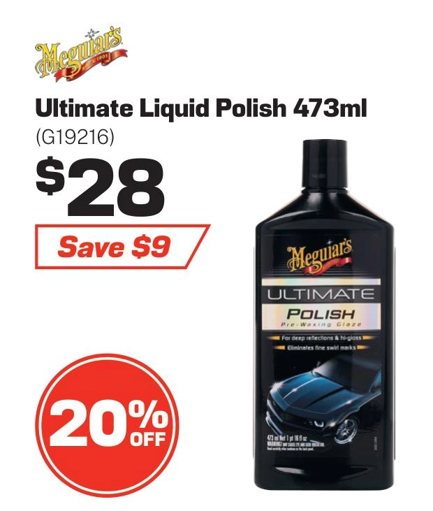 Meguiar's Ultimate Liquid Car Polish 473ml - G19216