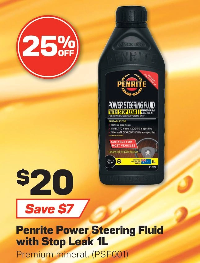 Penrite Power Steering Fluid 1L - PSF001