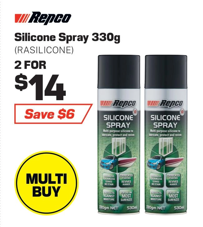 Repco Silicone Spray 330g - RASILICONE