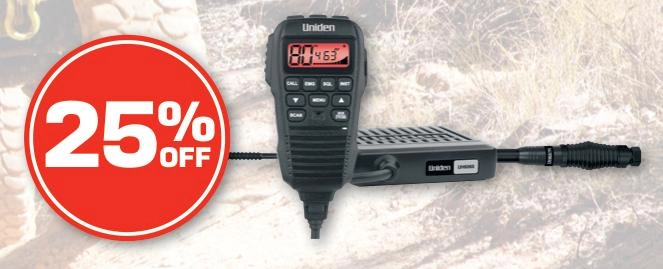 Uniden UHF CB 5 Watt Radio Escape Value Pack - ESCAPEPACK