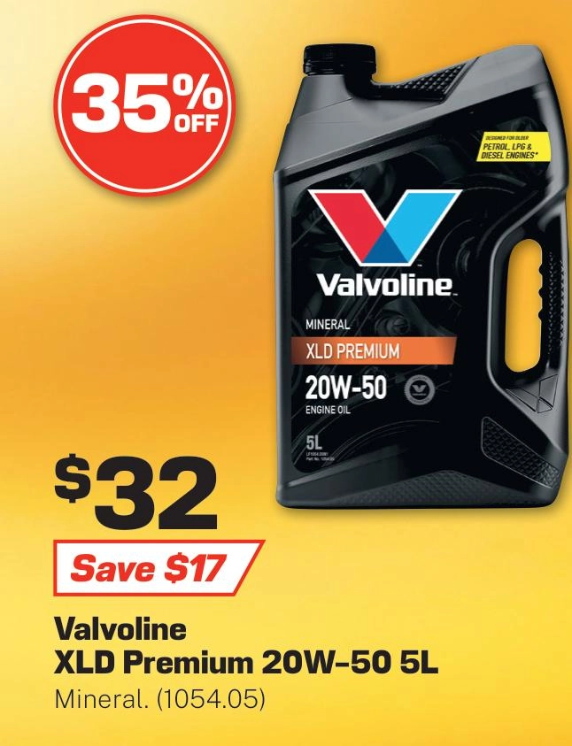 Valvoline XLD Premium 20W-50 Engine Oil 5L - 1054.05