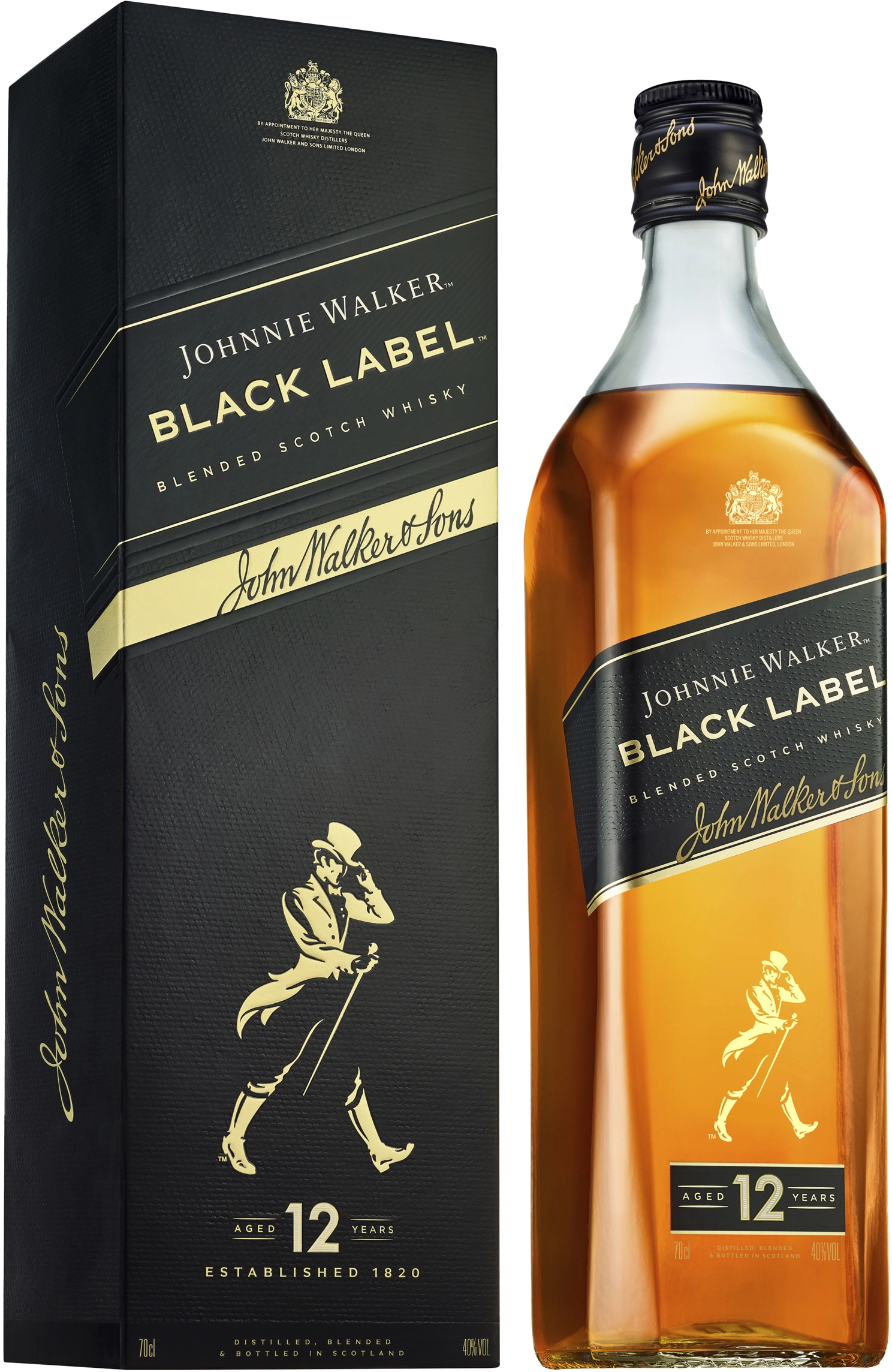 Johnnie Walker Black Label 12YO Scotch Whisky 700ml