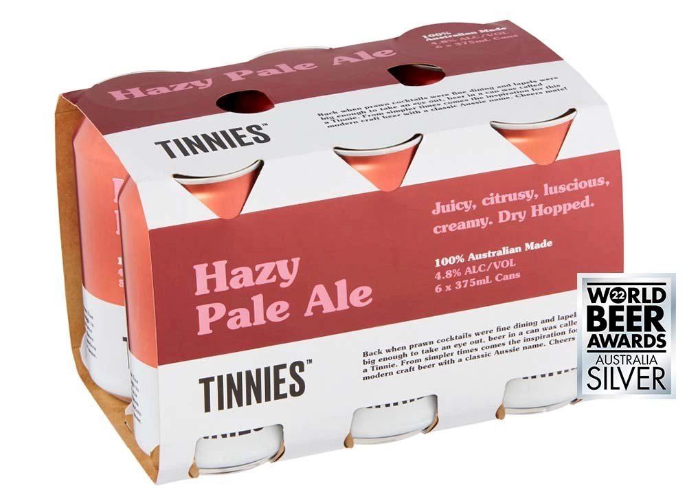 Tinnies Hazy Pale Can 375ml