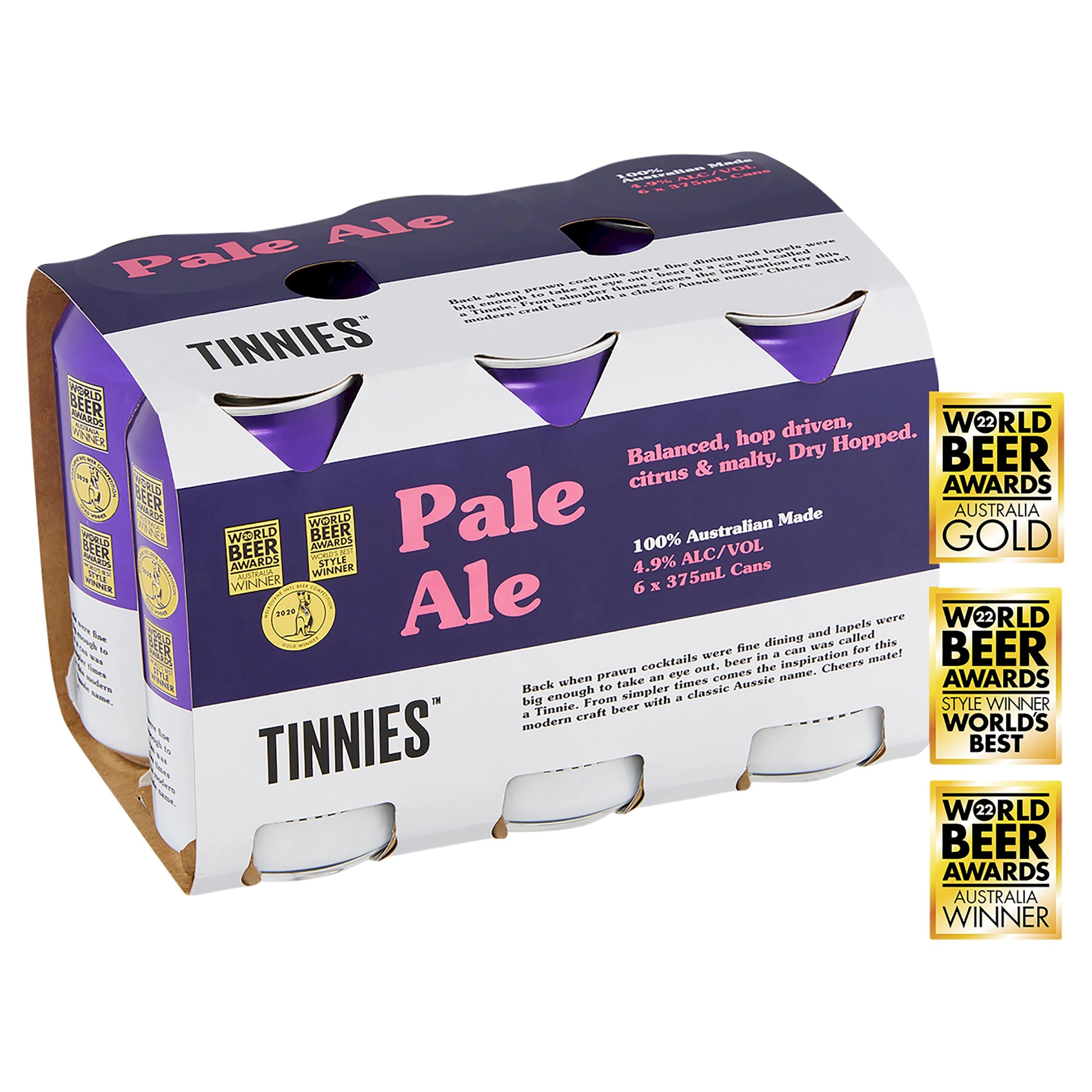 Tinnies Pale Ale Can 375ml