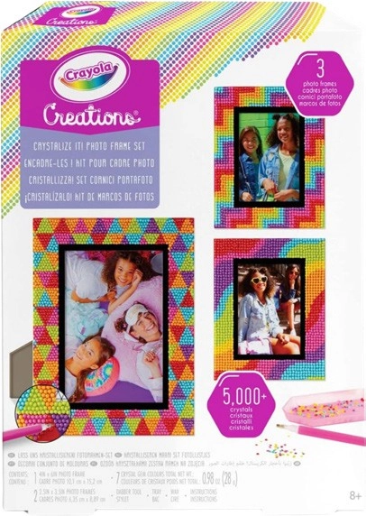 Crayola Creations Crystalize It Photo Frame Set