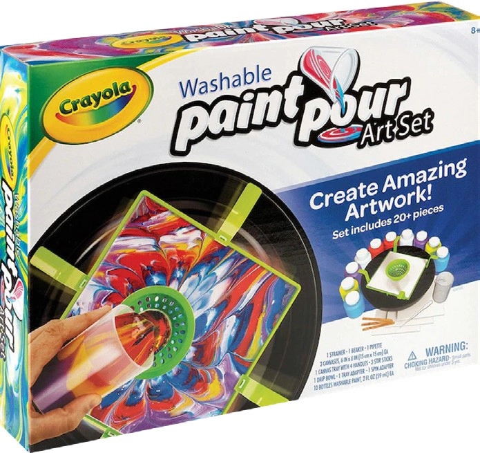 Crayola Washable Paint & Pour Art Set