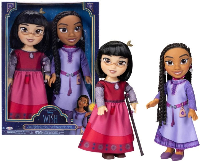 Disney Wish Asha & Dahlia Non Feature Large Doll 2 Pack