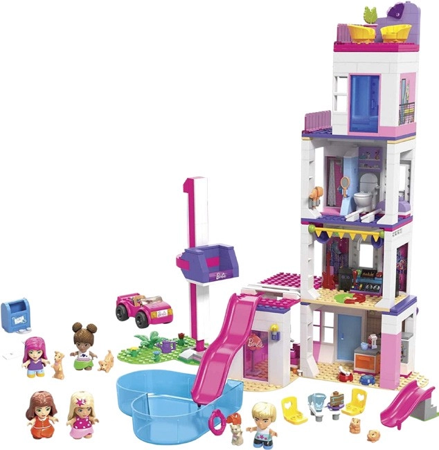 Mega Blocks Barbie Colour Reveal Dreamhouse Toybuilding Set