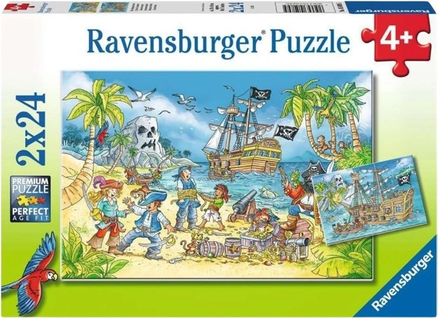 Ravensburger Adventure Island Puzzle 2x24 Pieces