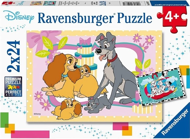 Ravensburger Disneys Favourite Puppies 2x24 Pieces