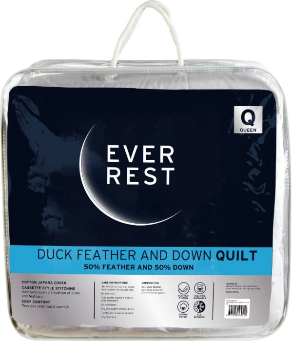 Ever Rest 50% Duck Feather 50% Down Quilt