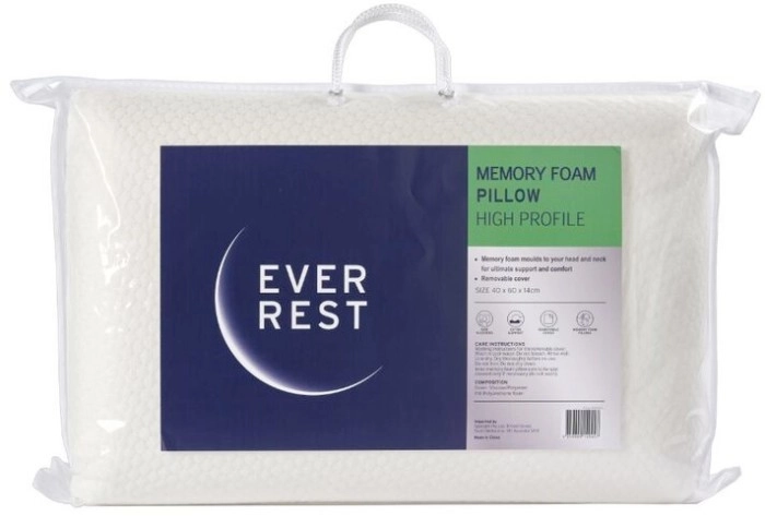 Ever Rest High Profile Memory Foam Pillow