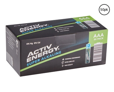 Activ Energy Big Box AAA 50pk