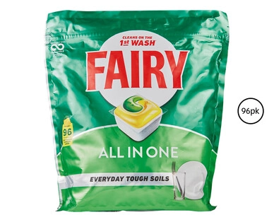 Fairy All In One Dishwashing Tablets 96pk