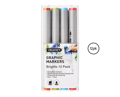 Graphic Markers 12pk