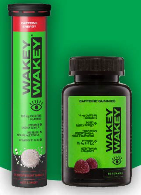 Wakey Wakey 60 Gummies or Effervescent 20 Tablets