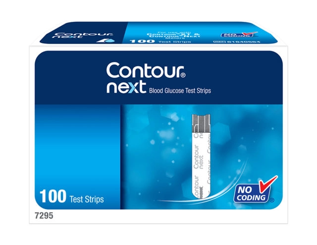 Ascensia Contour Next Blood Glucose Test Strips 100 pack