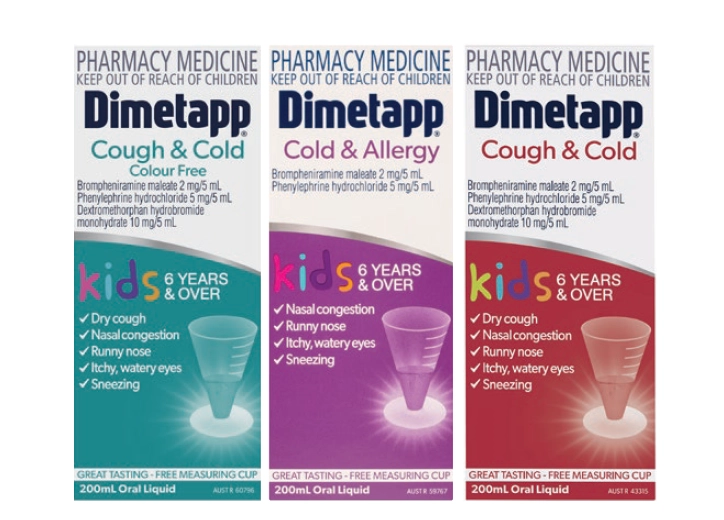 Dimetapp Kids Selected Range