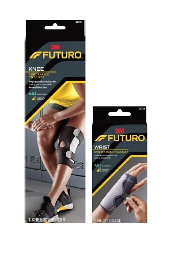 Futuro Performance Knee Stabiliser or Comfort Stabilising Wrist Brace