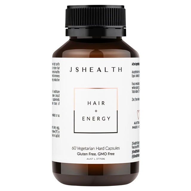 JSHealth Vitamins Hair + Energy Formula 60 capsules