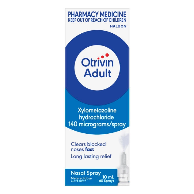 Otrivin Nasal Spray Measured Dose Adult 10ml