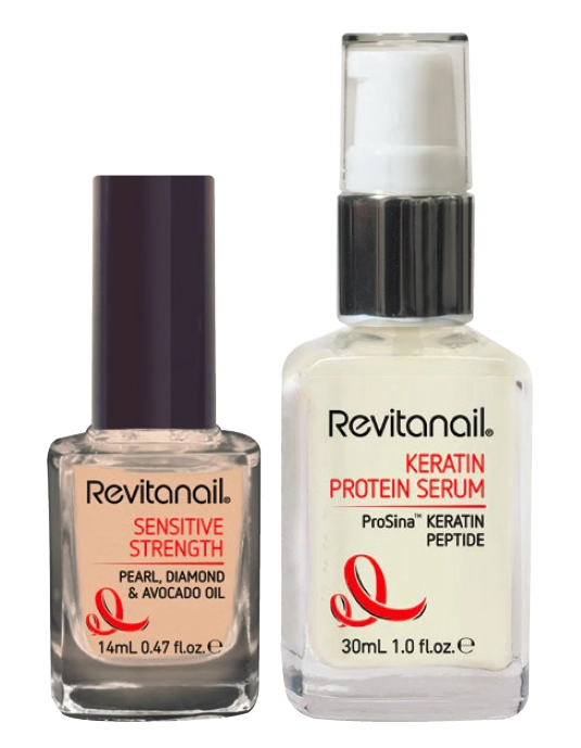 Revitanail Nail Strengthener Pink 14ml or Keratin Strengthening Serum 30ml