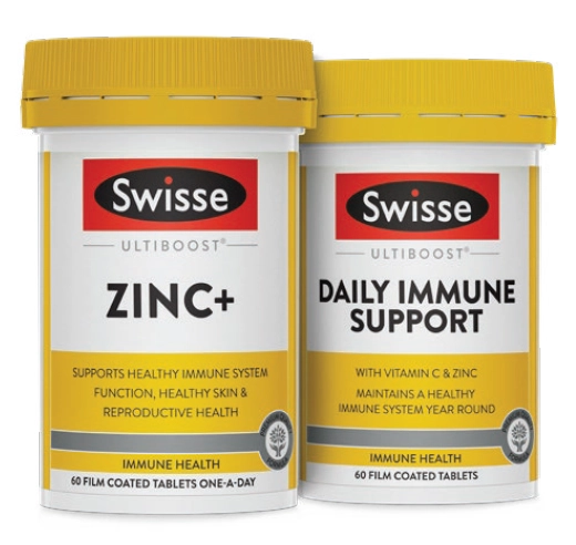 Swisse Zinc+ 60 Tablets or Daily Immune Support 60 Tablets