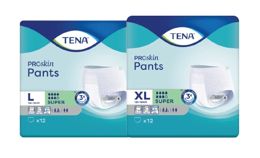 Tena PROskin Pants Super Large and Extra Large 12 Pack