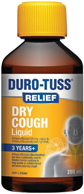 Duro-Tuss Relief Dry Cough Liquid 200mL