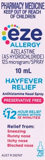 Eze Allergy Nasal Spray 10mL