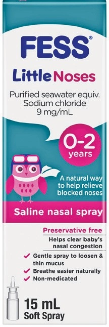 Fess Little Noses Saline Nasal Spray 15mL