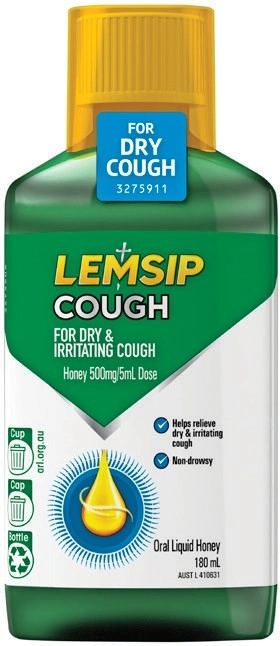 Lemsip Cough Honey Flavour 180mL