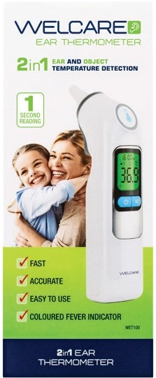 Welcare 2 in 1 Ear Thermometer