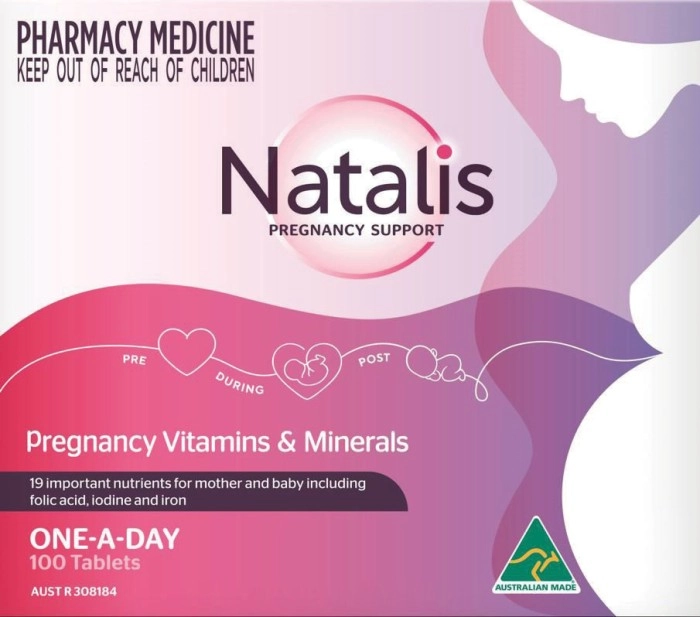 Natalis Pregnancy Support 100 Tablets