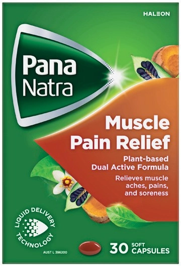 PanaNatra Muscle Pain Relief 30 Capsules