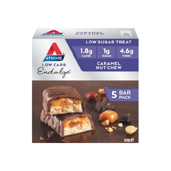 Atkins Endulge Caramel Nut Bar Pk 5~