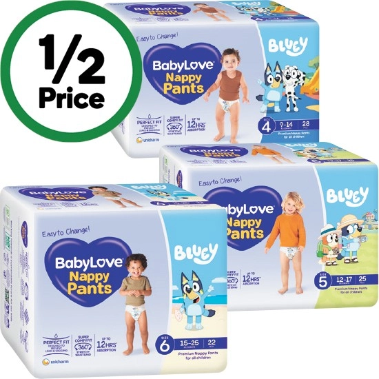 Babylove Nappy Pants Pk 22-34