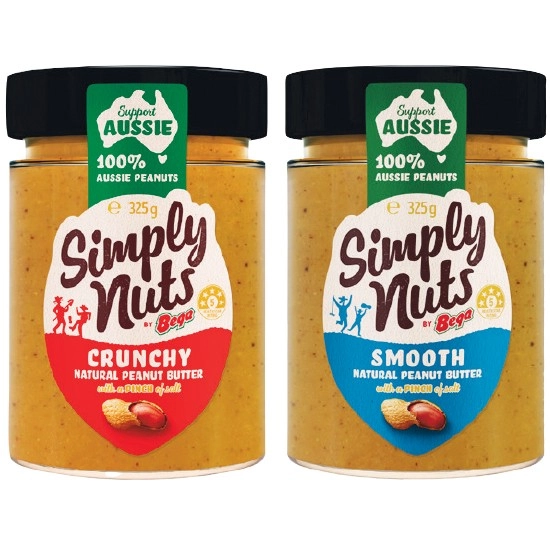 Bega Simply Nuts Peanut Butter 325g