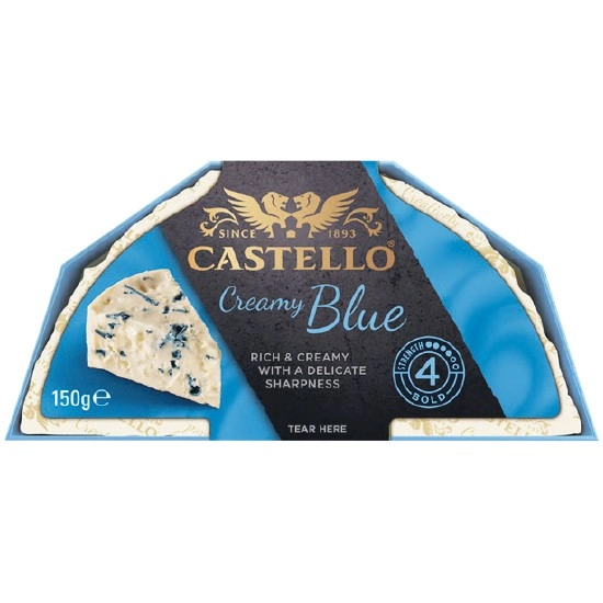 Castello Cheese Varieties 150g – Excludes Truffle & Red Rind – From the Deli