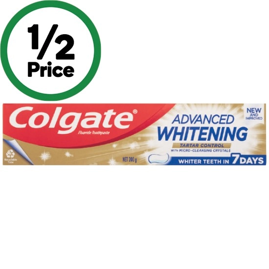 Colgate Advanced Whitening Toothpaste 200g