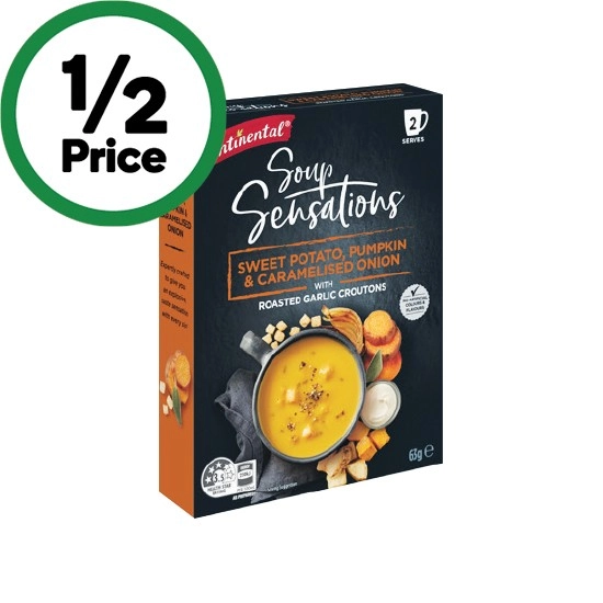 Continental Sensations Soups 40­-70g Pk 2