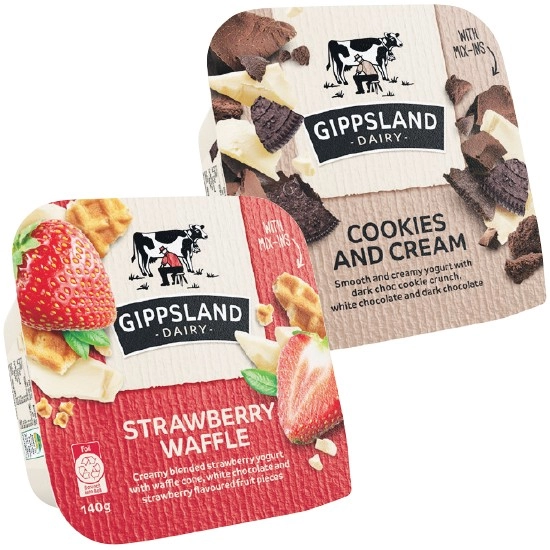 Gippsland Yogurt Mix-Ins 140g – From the Fridge