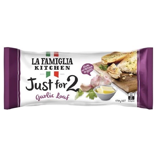 La Fam Just For 2 Garlic Bread 170g – From the Fridge