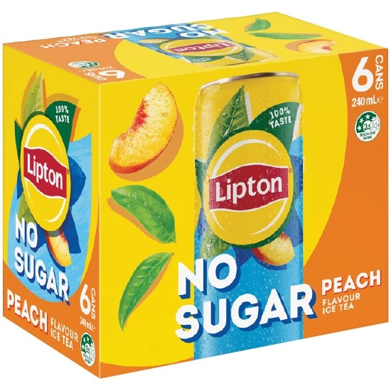 Lipton Iced Tea 6 x 240ml